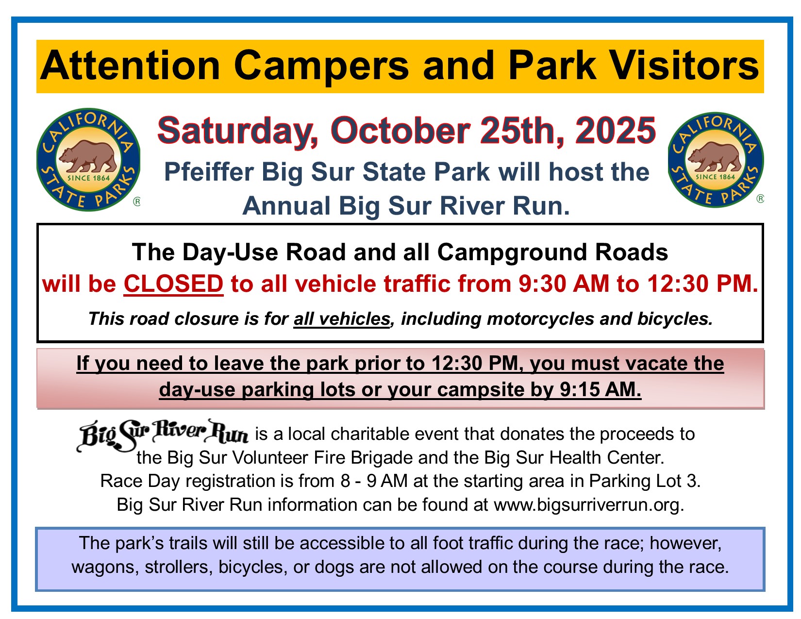 Big Sur River Run
